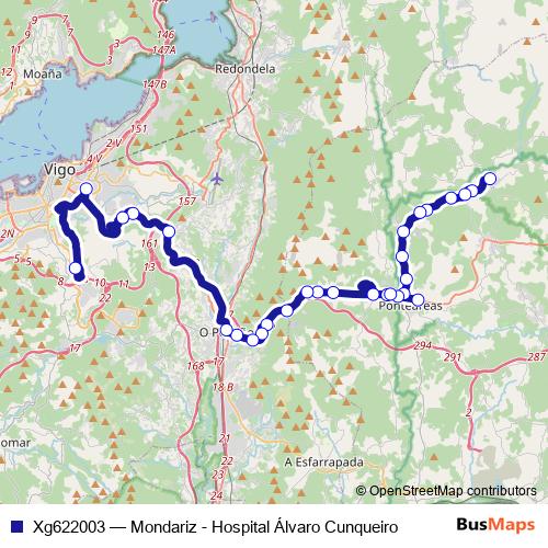 Xg622003 bus Line Map