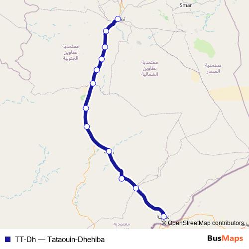 TT-Dh bus Line Map