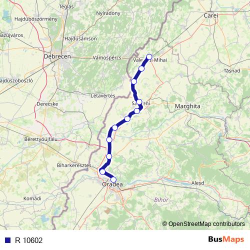 R 10602 rail Line Map