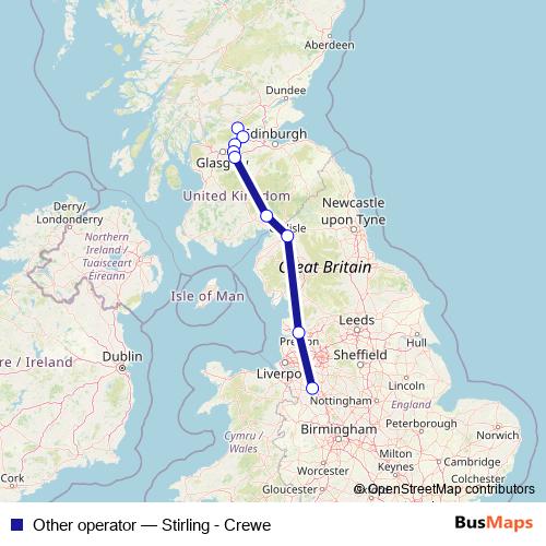 Other operator rail Line Map