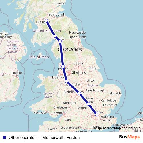 Other operator rail Line Map