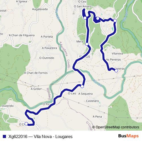 Xg622016 bus Line Map