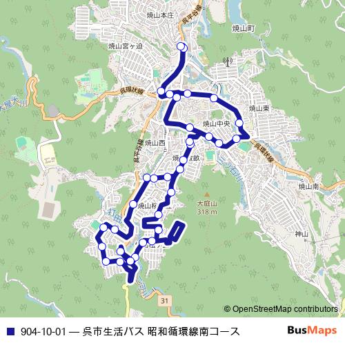 904-10-01 bus Line Map