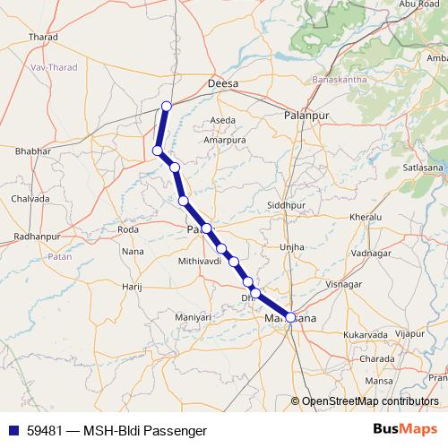 59481 rail Line Map
