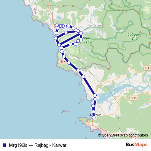 Mrg196is bus Line Map