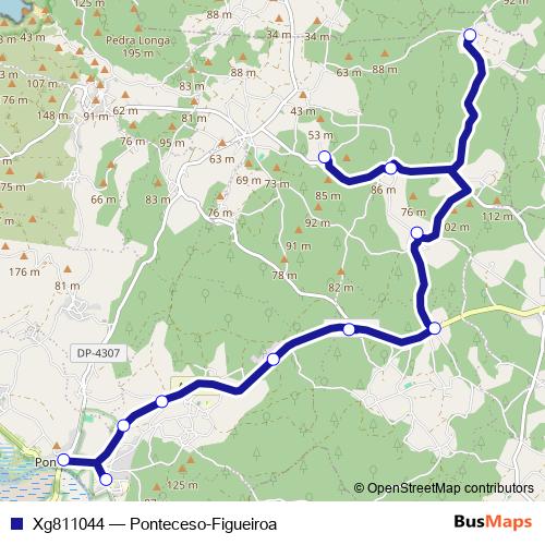 Xg811044 bus Line Map