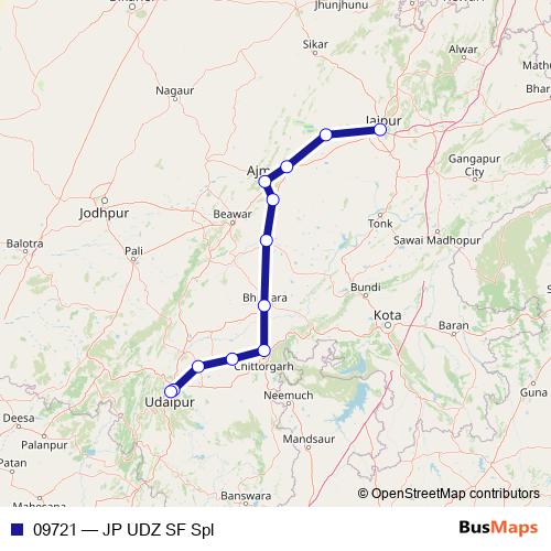 09721 rail Line Map