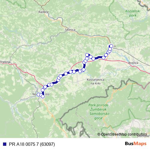 PR A18 0075 7 (63097) bus Line Map