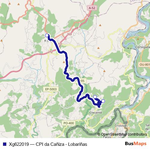 Xg622019 bus Line Map