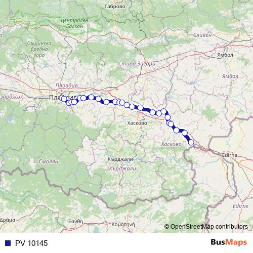 PV 10145 rail Line Map