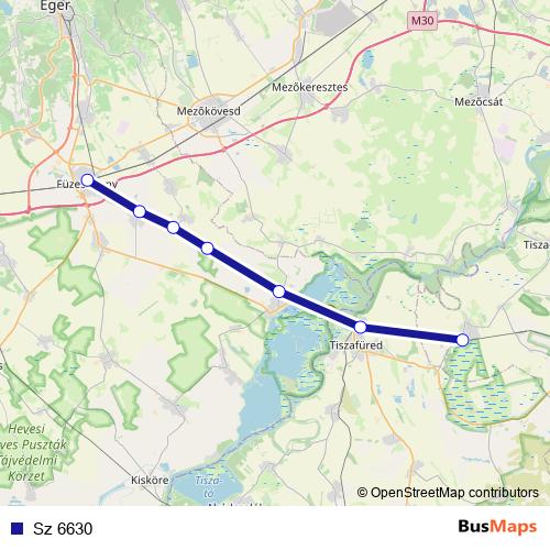 Sz 6630 rail Line Map