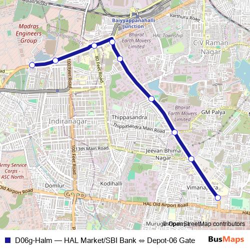 D06g-Halm bus Line Map