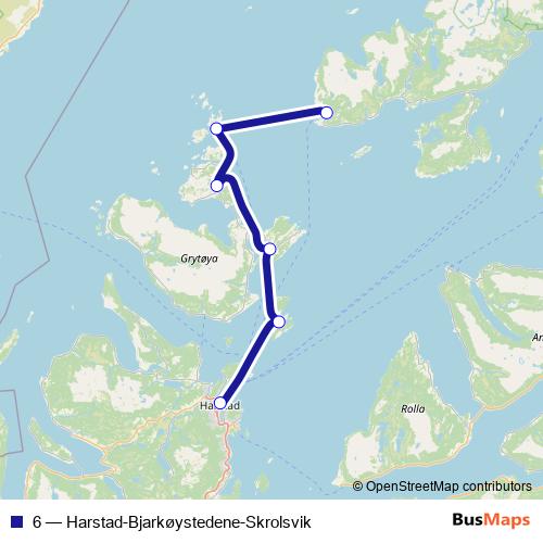6 ferry Line Map