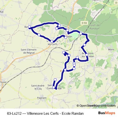 63-Ls212 bus Line Map