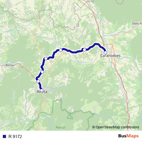 R 9172 rail Line Map