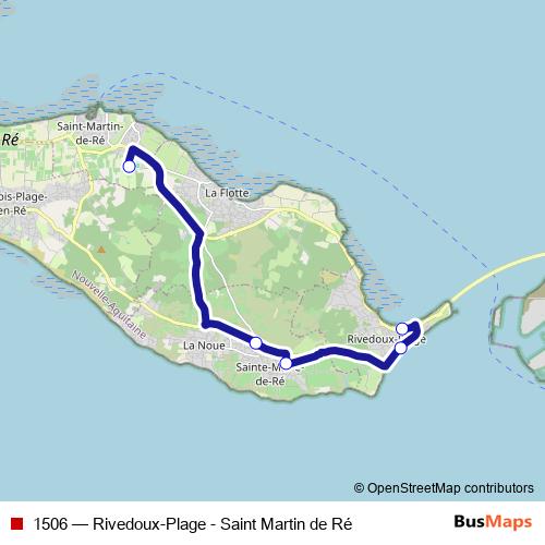 1506 bus Line Map