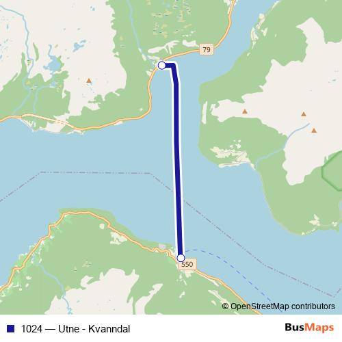 1024 ferry Line Map