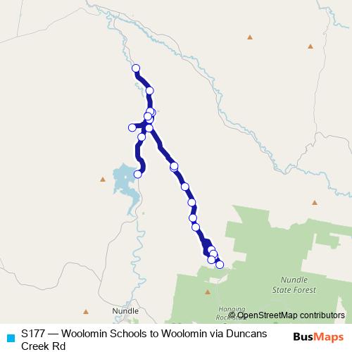 S177 bus Line Map