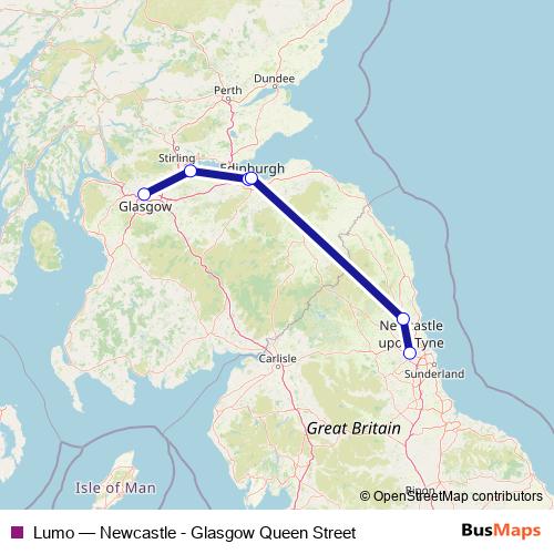 Lumo rail Line Map