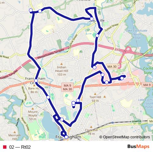 02 bus Line Map