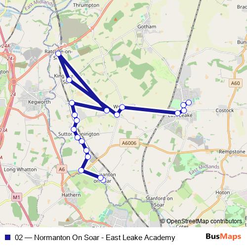 02 bus Line Map