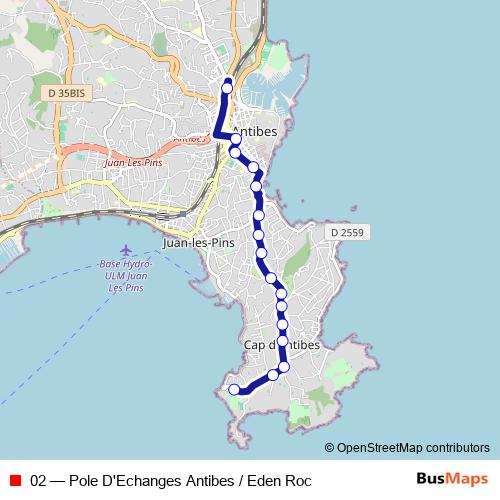 02 bus Line Map