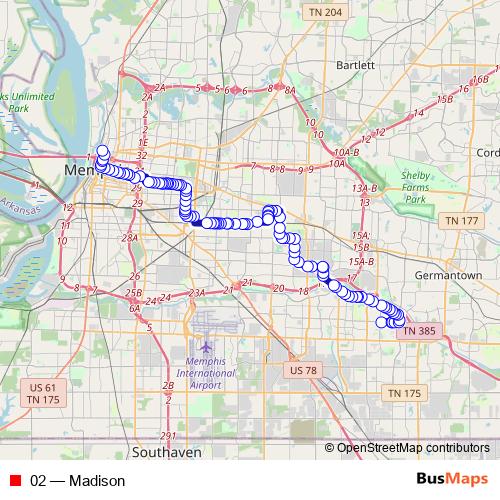 02 bus Line Map