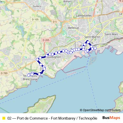 02 bus Line Map