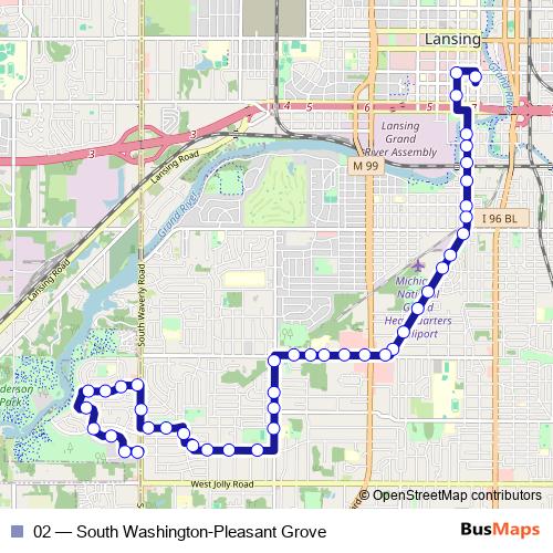 02 bus Line Map