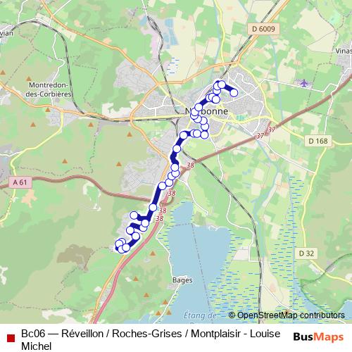 Bc06 bus Line Map