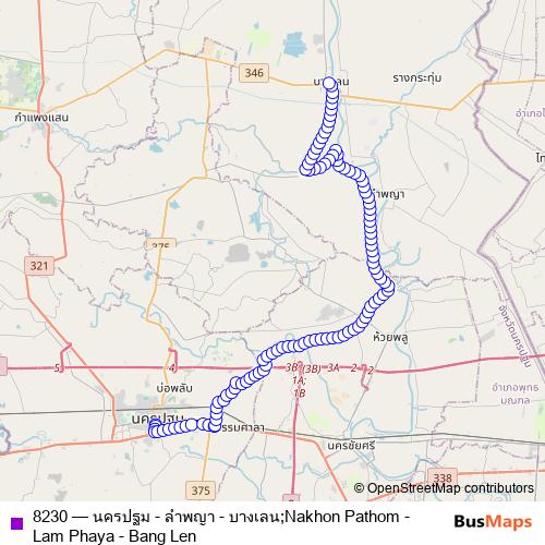 8230 bus Line Map