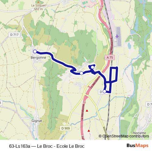 63-Ls163a bus Line Map