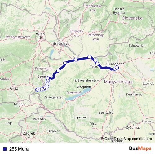 255 Mura rail Line Map