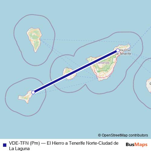 VDE-TFN (Pm) air Line Map