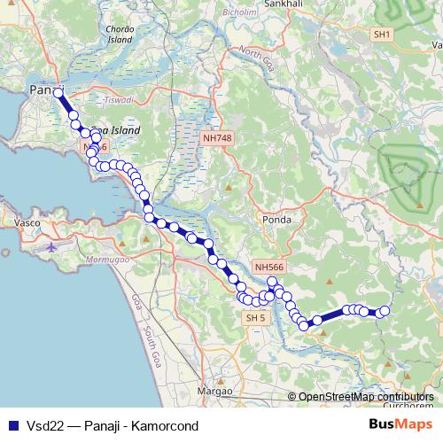 Vsd22 bus Line Map