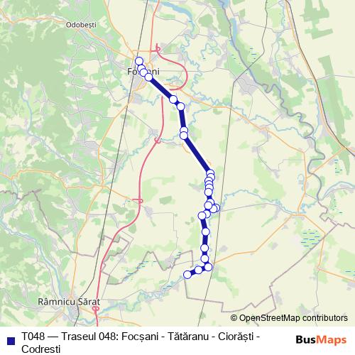 T048 bus Line Map
