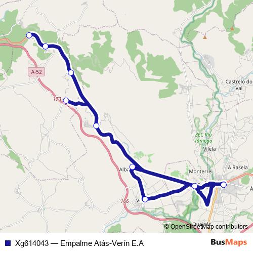 Xg614043 bus Line Map
