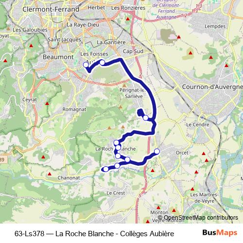 63-Ls378 bus Line Map
