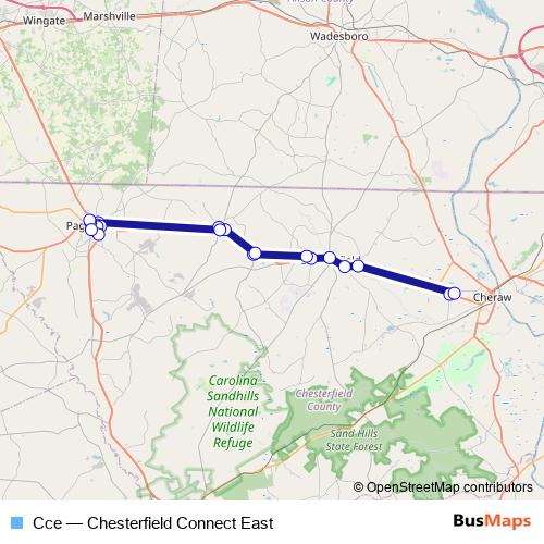 Cce bus Line Map
