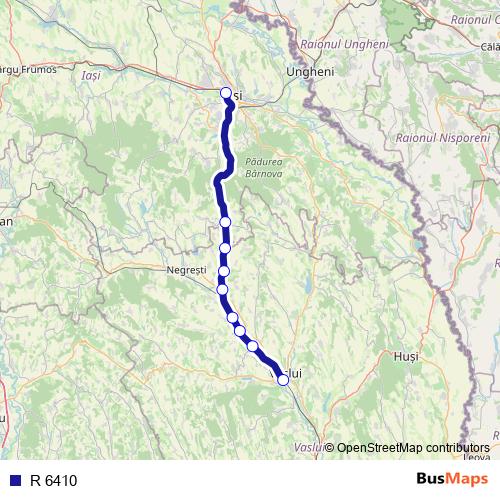 R 6410 rail Line Map
