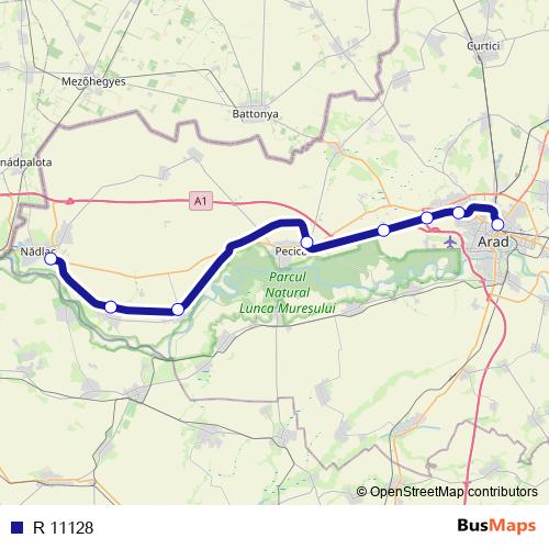 R 11128 rail Line Map