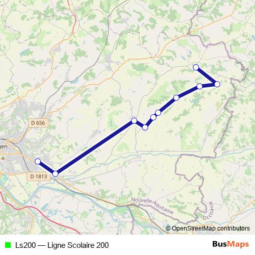 Ls200 bus Line Map