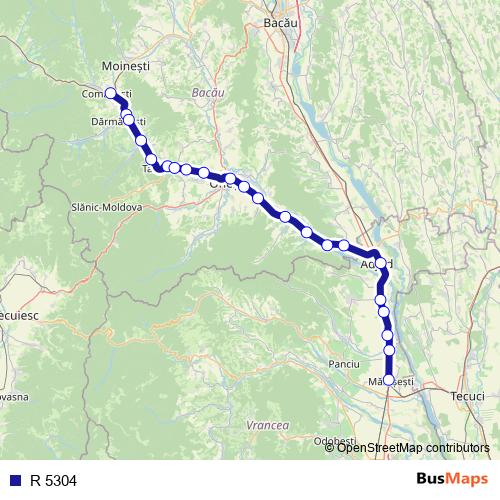 R 5304 rail Line Map