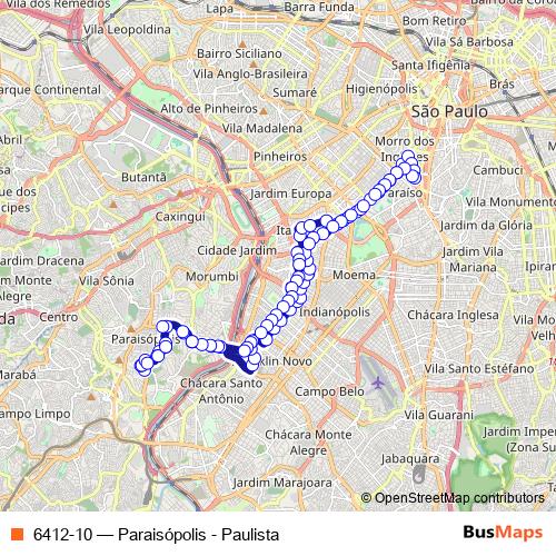 6412-10 bus Line Map