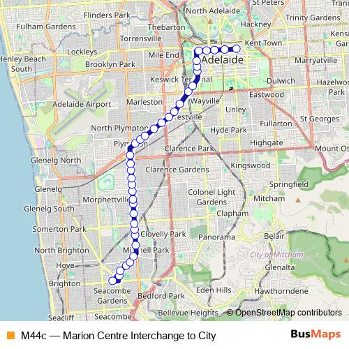 M44c bus Line Map