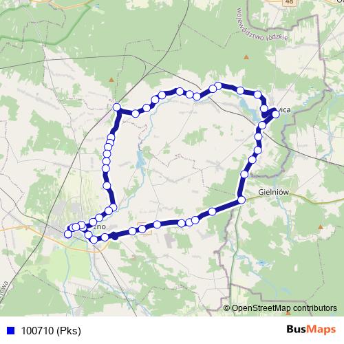 100710 (Pks) bus Line Map