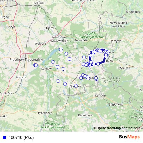 100710 (Pks) bus Line Map