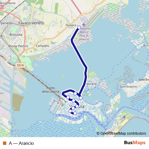 A ferry Line Map