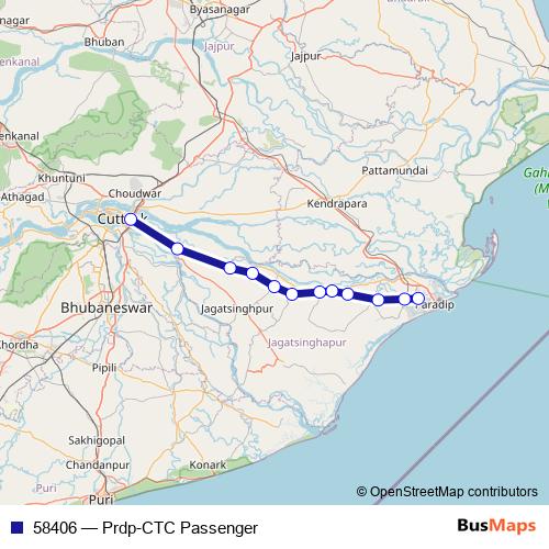 58406 rail Line Map