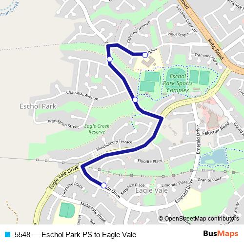 5548 bus Line Map